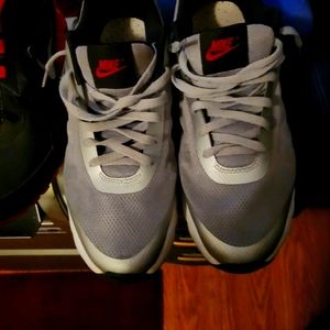 Nike air size 13 Grey and red